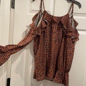 Cheetah Print blouse
